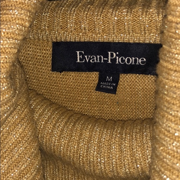 Evan-Picone Cowlneck Sweater with Gems - Picture 6 of 9
